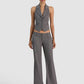Emryn Flare Trouser – Light Storm Grey