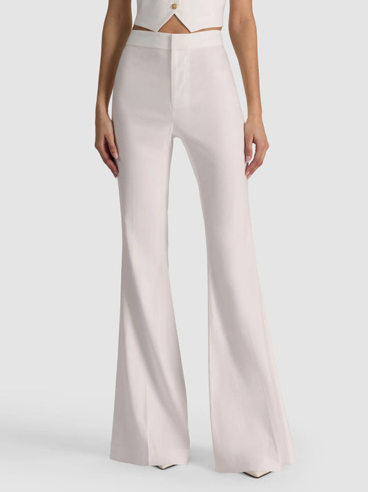 LINDEN LINEN BOOTCUT TROUSER