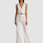OFF WHITE LINDEN LINEN BOOTCUT TROUSER
