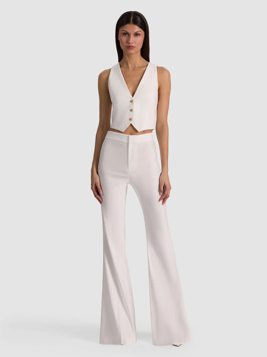 LINDEN LINEN BOOTCUT TROUSER
