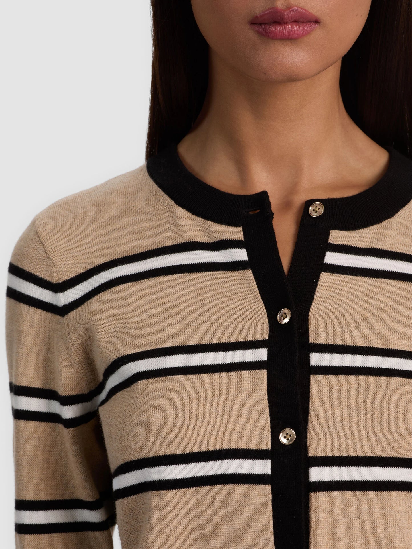 Dollie Beach Day Striped Cardigan