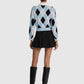 Argyle Dolly Collared Cardigan