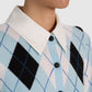 Argyle Dolly Collared Cardigan