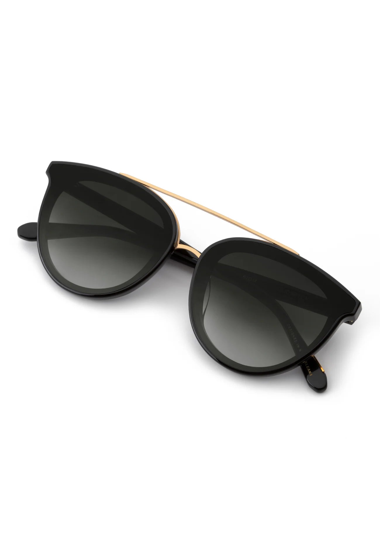 CLIO NYLON Black + Shadow 24k Sunglasses