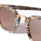 CAMPBELL Granita 18k Mirrored Sunglasses