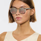 CAMPBELL Granita 18k Mirrored Sunglasses