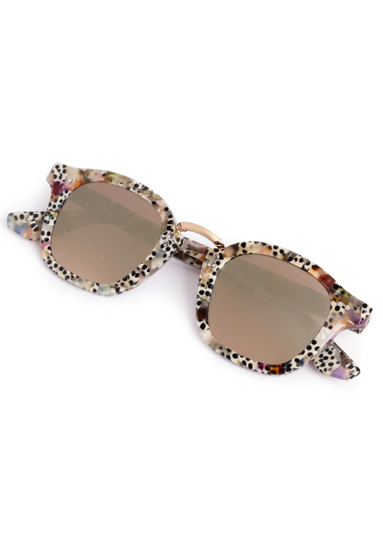 CAMPBELL Granita 18k Mirrored Sunglasses
