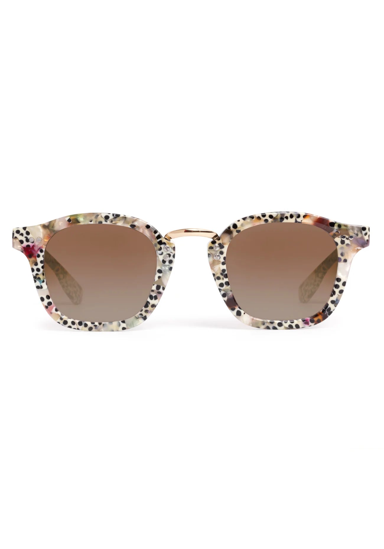 CAMPBELL Granita 18k Mirrored Sunglasses