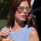 CAMPBELL Granita 18k Mirrored Sunglasses