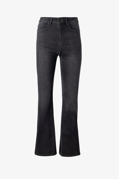 Estelle Grey Wash Flare Jeans