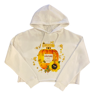 Pumpkin Couture Crop Hoodie