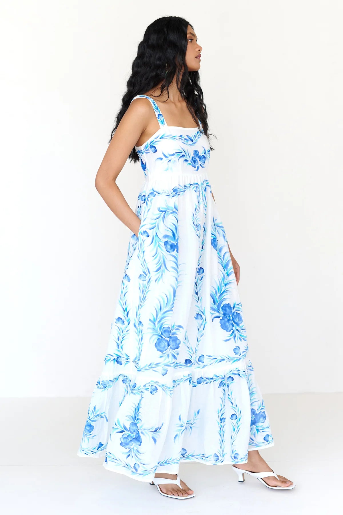 Daniella Dress - Cyan