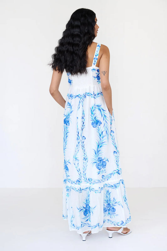 Daniella Dress - Cyan