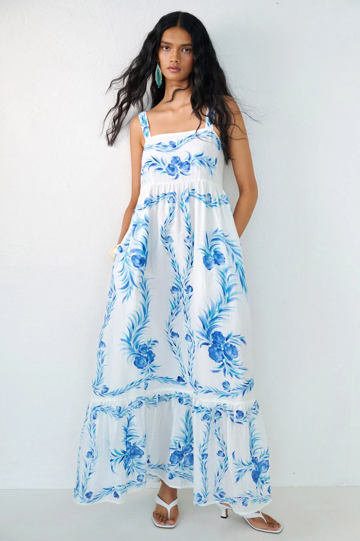 Daniella Dress - Cyan