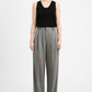 Ash Grey Christopher Wide Leg Pant