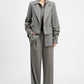 Ash Grey Charlie Single Breasted Blazer