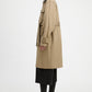 Washed Olive Landon Trench Coat