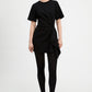 Black Daniel Origami Pleated Dress