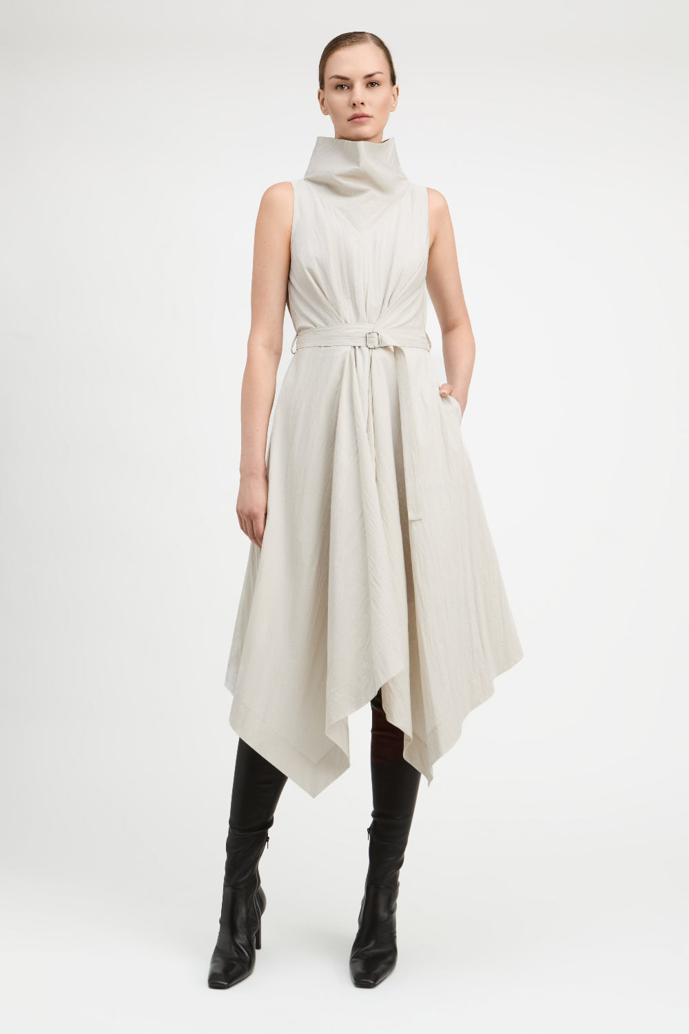 Drizzle Indie Belted Dress