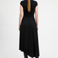 Black Rosario Midi Dress