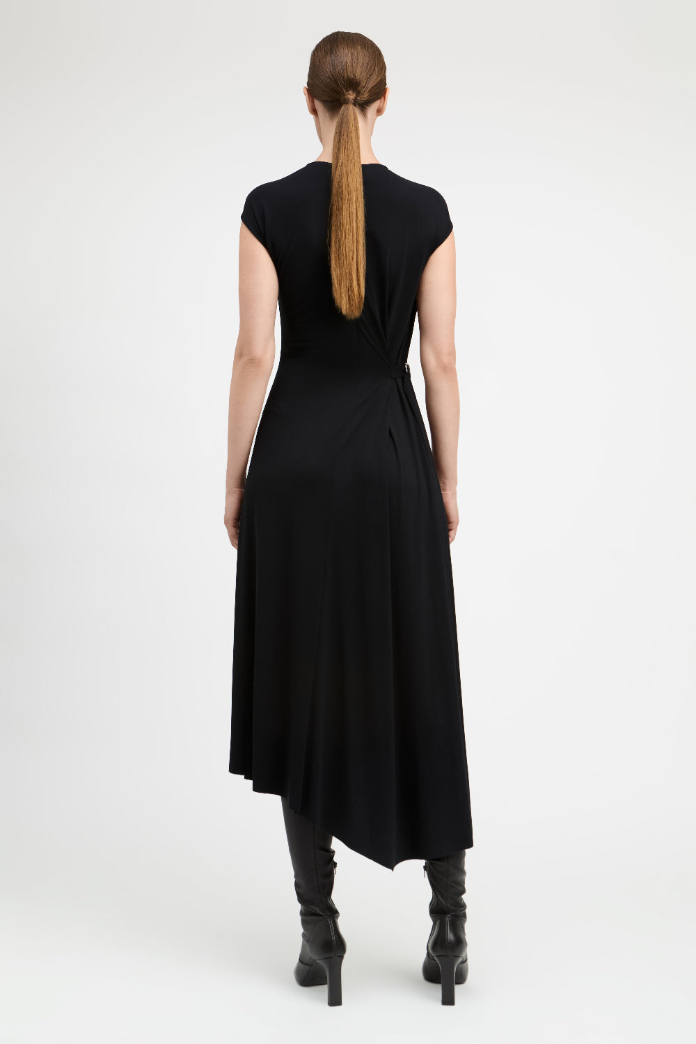 Black Rosario Midi Dress