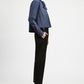 Navy/Blue Aiden Tie Neck Blouse