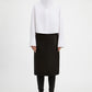 White Bianca Funnel Neck Blouse
