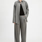 Ash Grey Max Relaxed Suiting Shirt