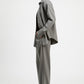 Ash Grey Max Relaxed Suiting Shirt