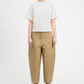 White Luke Cropped Tee