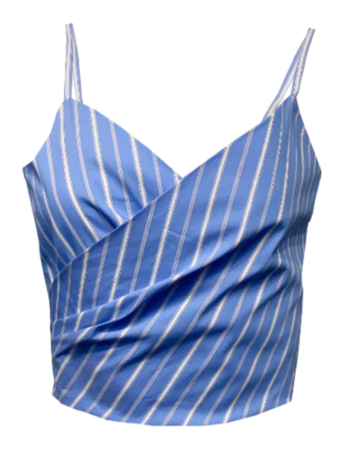 Cotton Draped Cropped Camisole