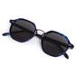 DAKOTA Indigo Tortoise Silver Polarized Sunglasses