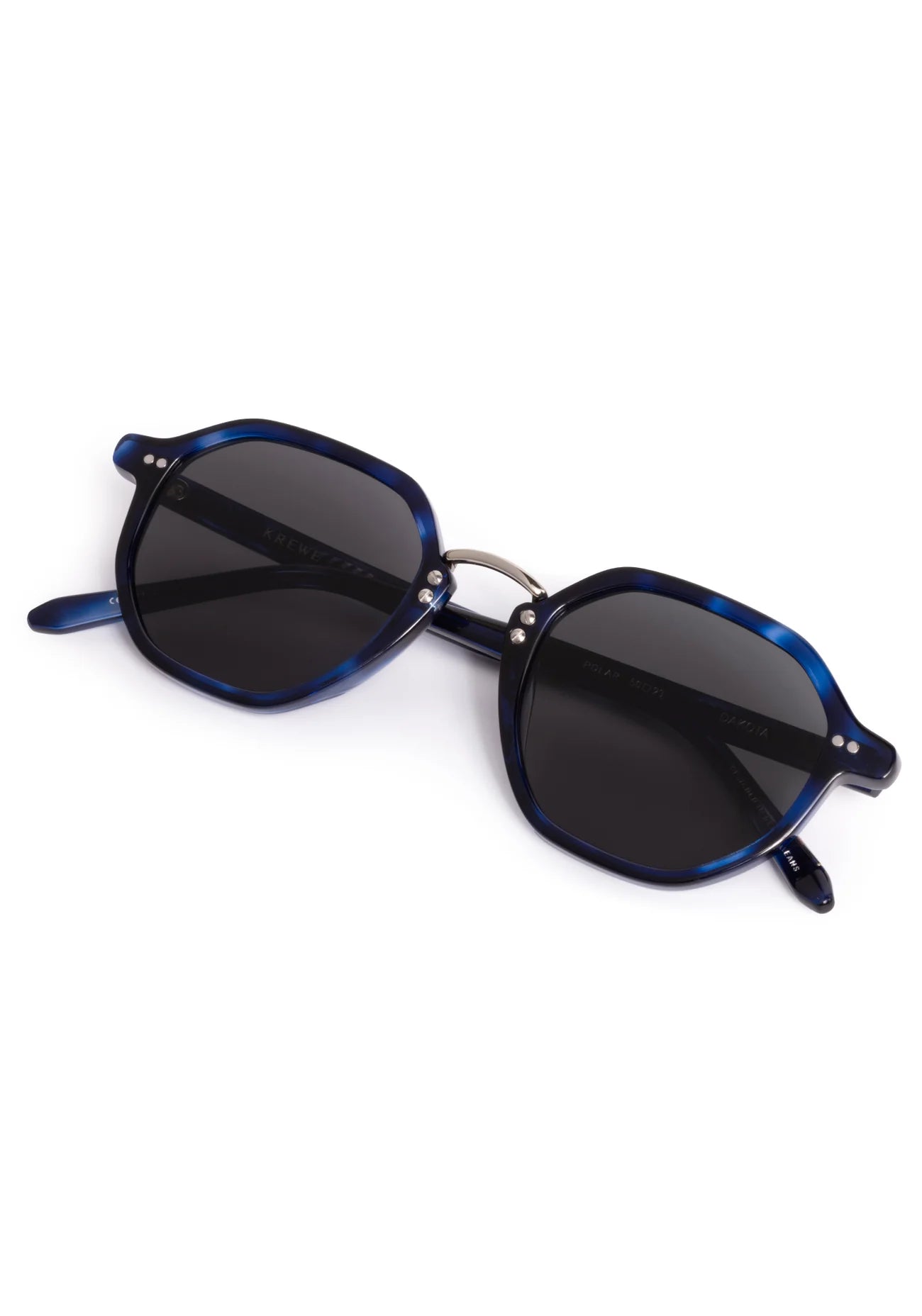 DAKOTA Indigo Tortoise Silver Polarized Sunglasses