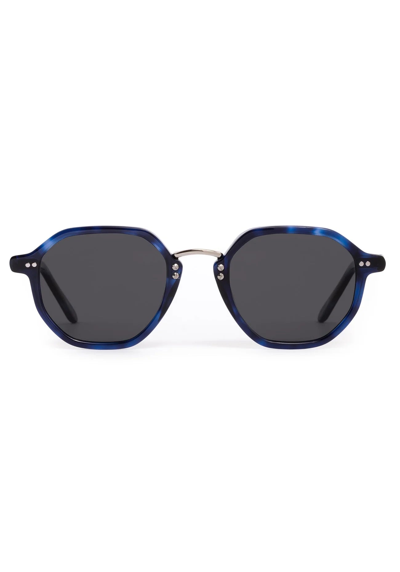 DAKOTA Indigo Tortoise Silver Polarized Sunglasses