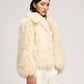 Dark Gardenia Curly Lamb Geraldine Coat