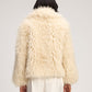 Dark Gardenia Curly Lamb Geraldine Coat