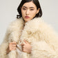 Dark Gardenia Curly Lamb Geraldine Coat