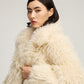 Dark Gardenia Curly Lamb Geraldine Coat
