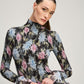 Black Multi Ikat Dahlia Ismene Dress