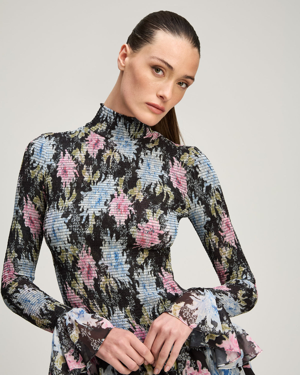 Black Multi Ikat Dahlia Ismene Dress
