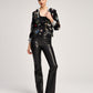 Black Heather Grey Greatest Hits Hooded Le Petit Khloe Blazer