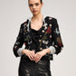 Black Heather Grey Greatest Hits Hooded Le Petit Khloe Blazer