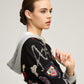 Black Heather Grey Greatest Hits Hooded Le Petit Khloe Blazer