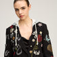Black Heather Grey Greatest Hits Hooded Le Petit Khloe Blazer