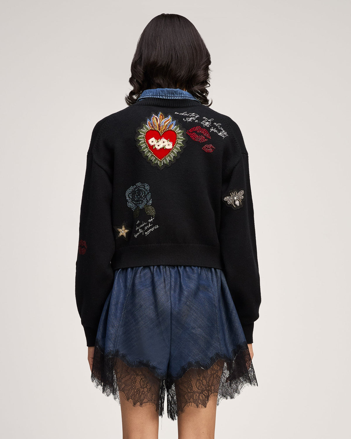 Black Lisette Cardigan