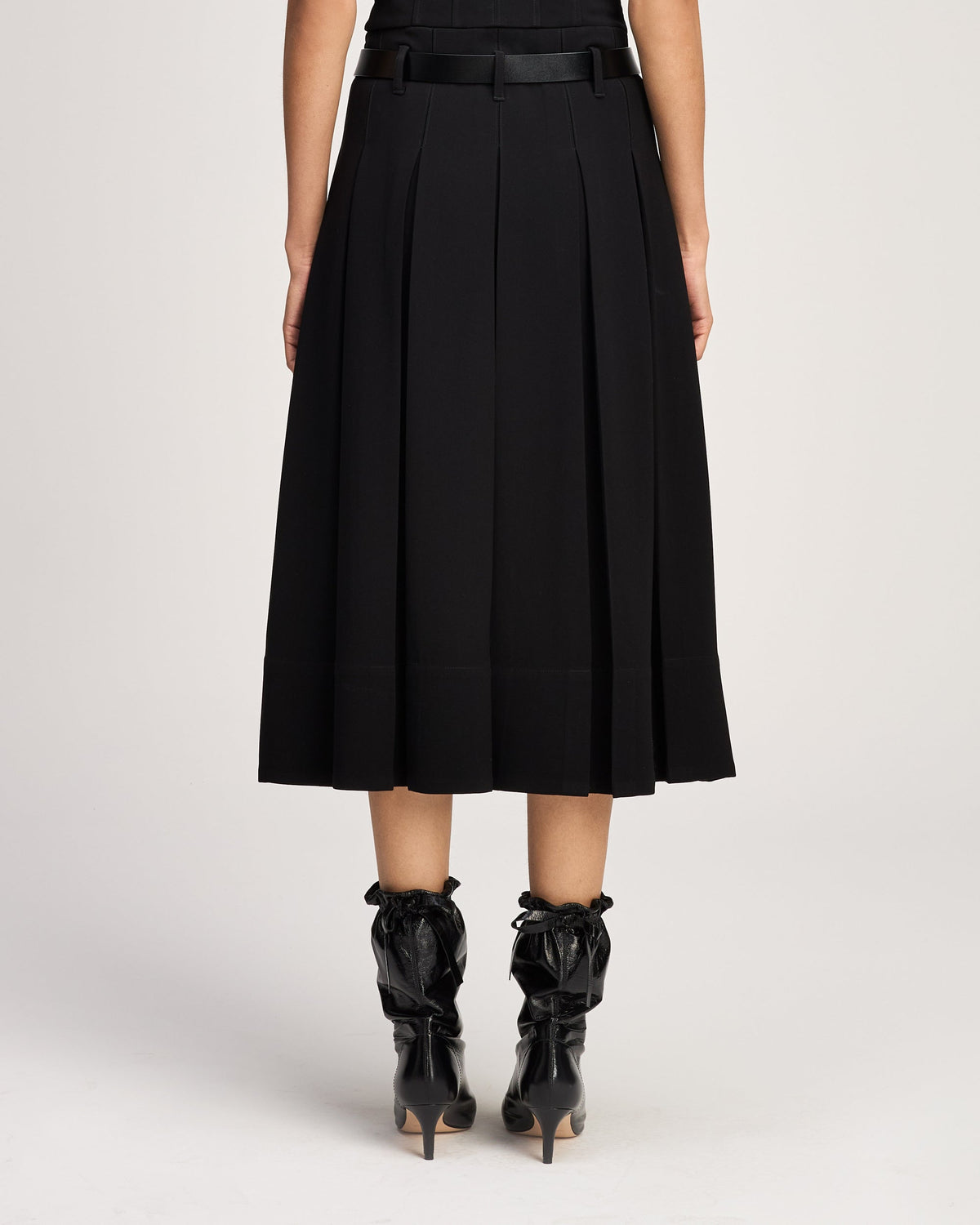 Black Belted Rylee Skirt