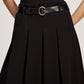 Black Belted Rylee Skirt