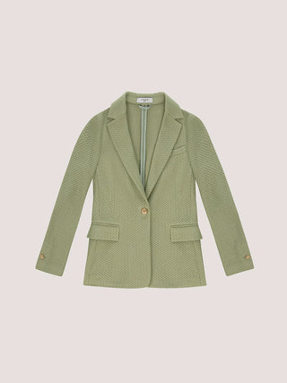 Slim-Fit Jacket Knitted