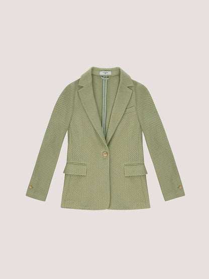 Slim-Fit Jacket Knitted