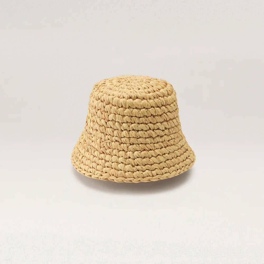 Anya Raffia Handmade Bucket Hat